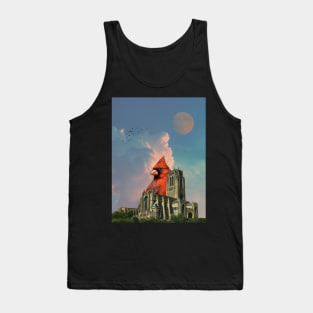 Cardinal - Surreal/Collage Art Tank Top